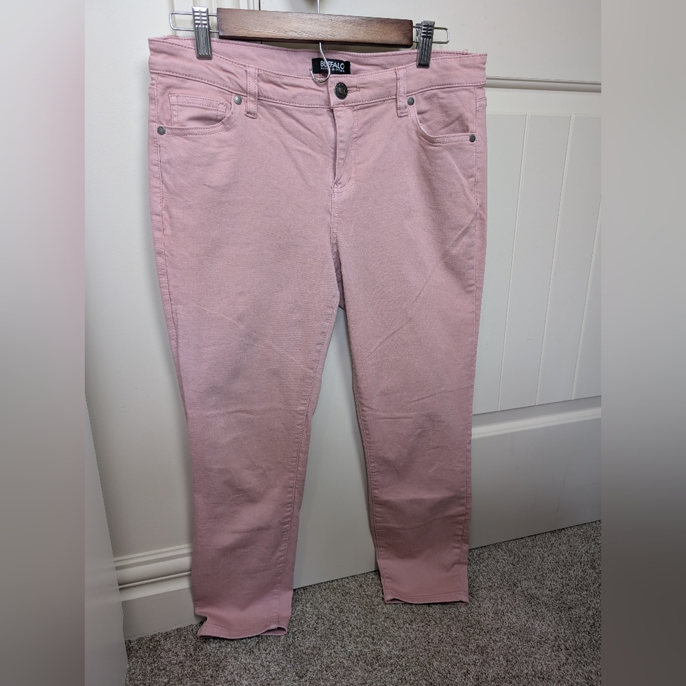 Cropped Light Pink Skinny Jeans